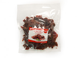 Лещ соломка: Говядина вяленая (строганина)