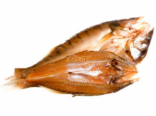 Снапсы со вкусом копченой рыбы: Судак (бабочка) холодного копчения