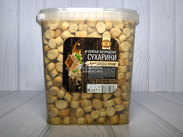Сухарики с холодцом и хреном в Дедовске