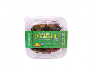 Сырный продукт ФЕРМЕРСКИЙ паутинка с паприкой: Фрайчизы со вкусом Васаби (100 гр.)