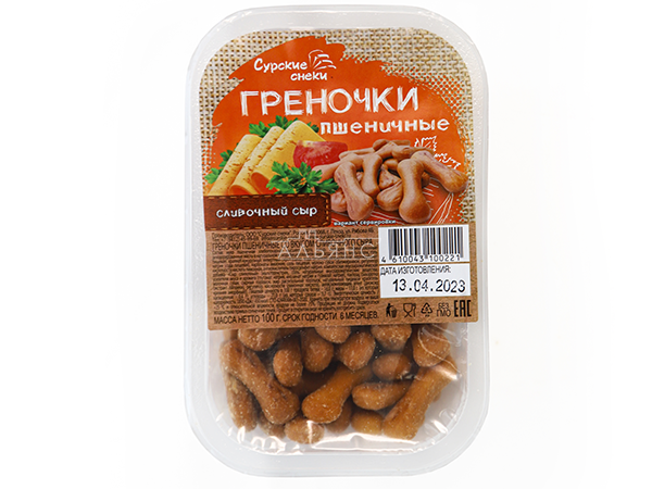 Сурские (ПШЕНИЧНЫЕ) Сливочный сыр (100 гр) в Дедовске