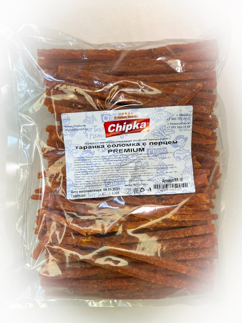 Таранка с перцем (соломка) (Chipka ПРЕМИУМ) в Дедовске