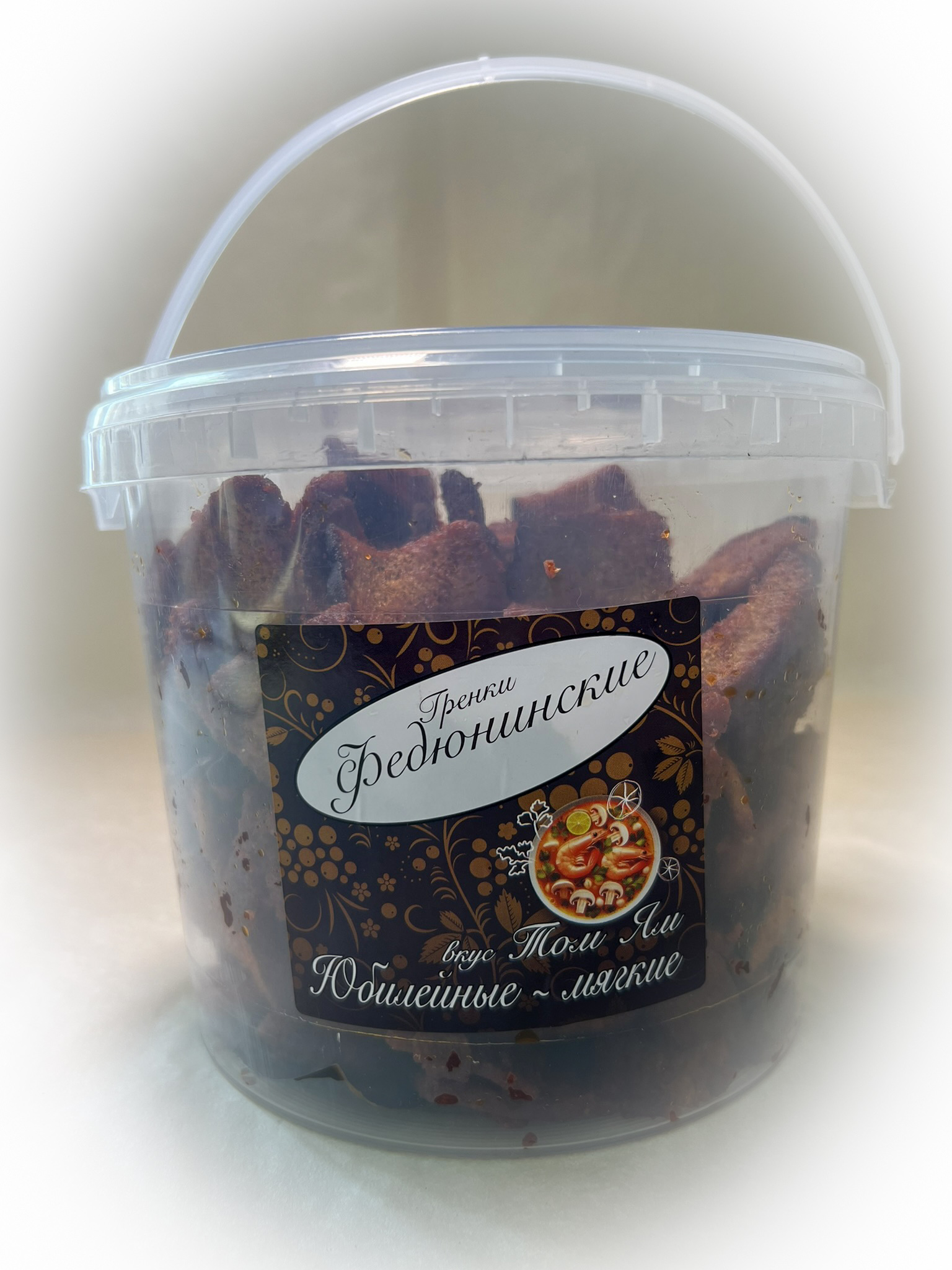 Гренки "ФЕДЮНИНСКИЕ" "Том ям" (ведро 900 гр.) в Дедовске