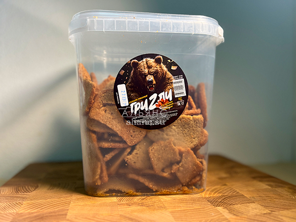 Ведро Ржаные гренки со вкусом Крылышки Барбекю (1 кг) в Дедовске