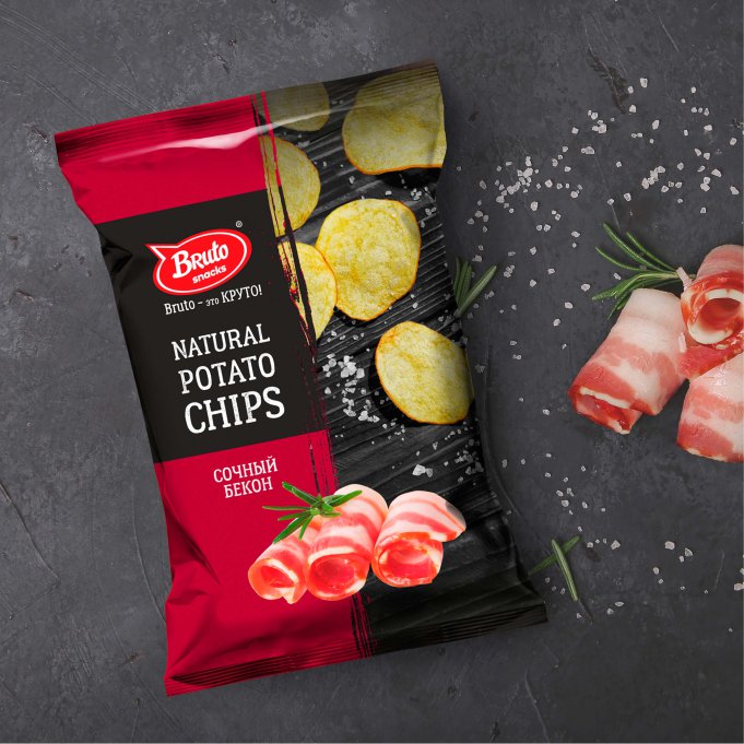 Картофель «Бруто» со вкусом бекона 70 гр. в Дедовске