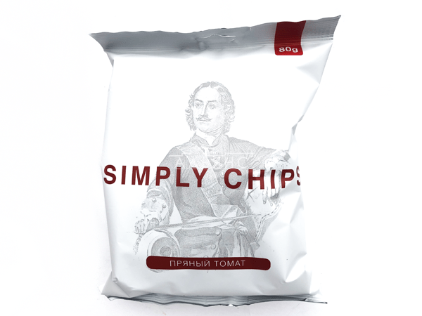 Картофельные чипсы "Simple chips" Пряный томат 80 гр. в Дедовске